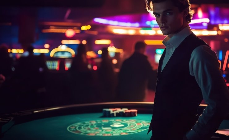 Live blackjack table interface
